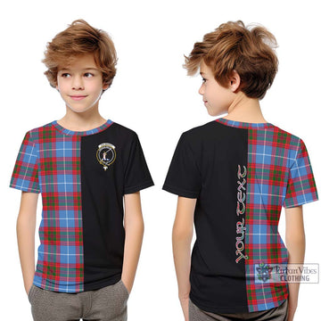 Dalmahoy Tartan Kid T-Shirt with Family Crest and Half Of Me Style