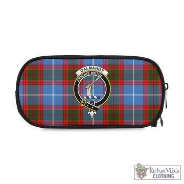 Dalmahoy Tartan Pen and Pencil Case with Family Crest