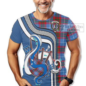 Dalmahoy Tartan T-Shirt with Epic Bagpipe Style