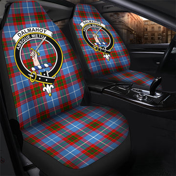 Dalmahoy Tartan Car Seat Cover with Family Crest