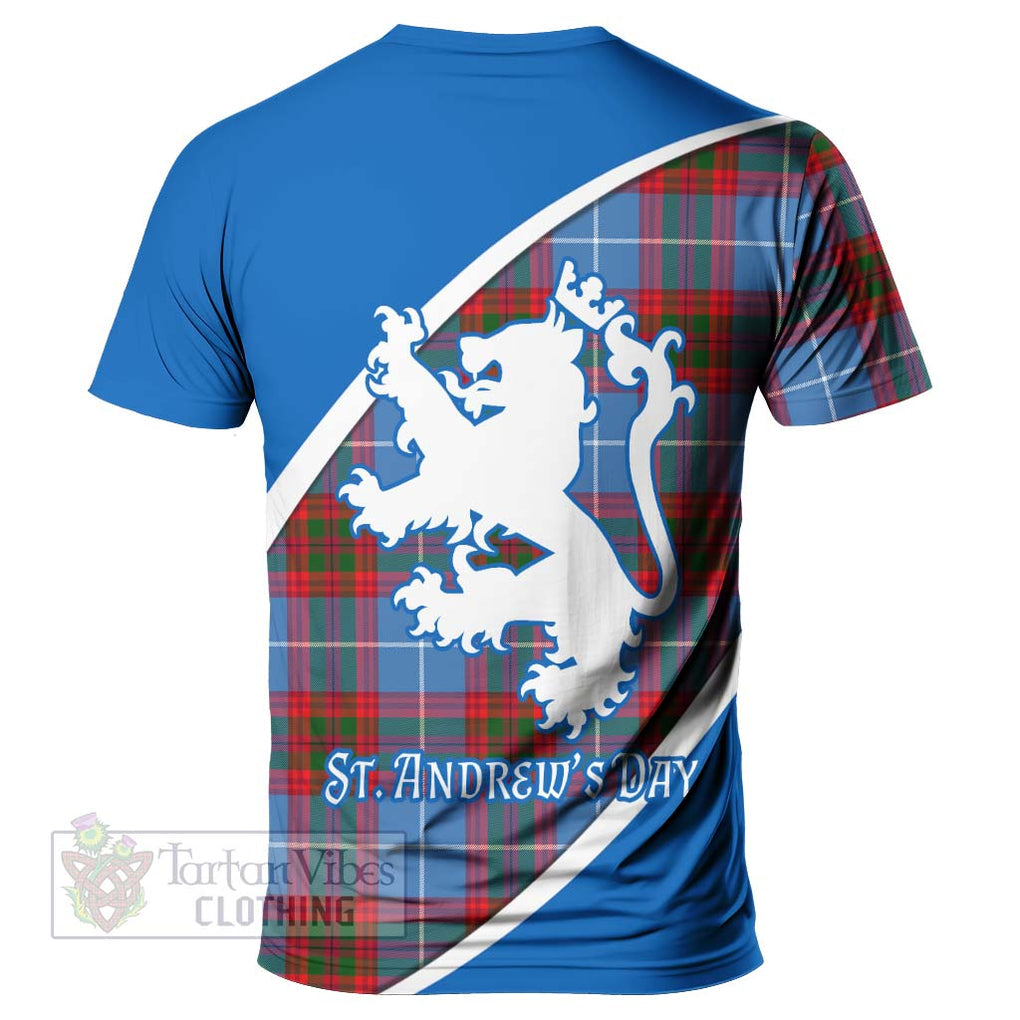 Tartan Vibes Clothing Dalmahoy Family Crest Tartan T-Shirt Celebrate Saint Andrew's Day in Style