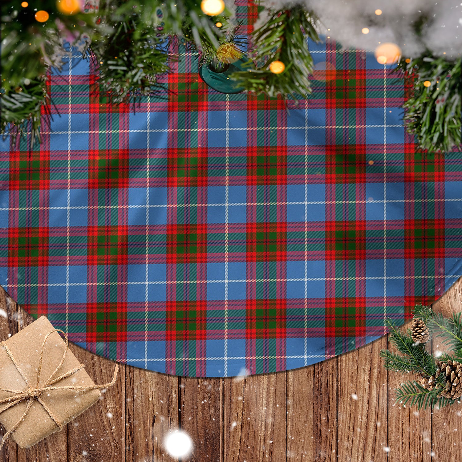 Dalmahoy Tartan Christmas Tree Skirt - Tartanvibesclothing