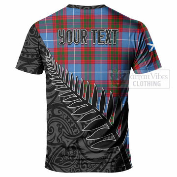 Dalmahoy Crest Tartan T-Shirt with New Zealand Silver Fern Half Style