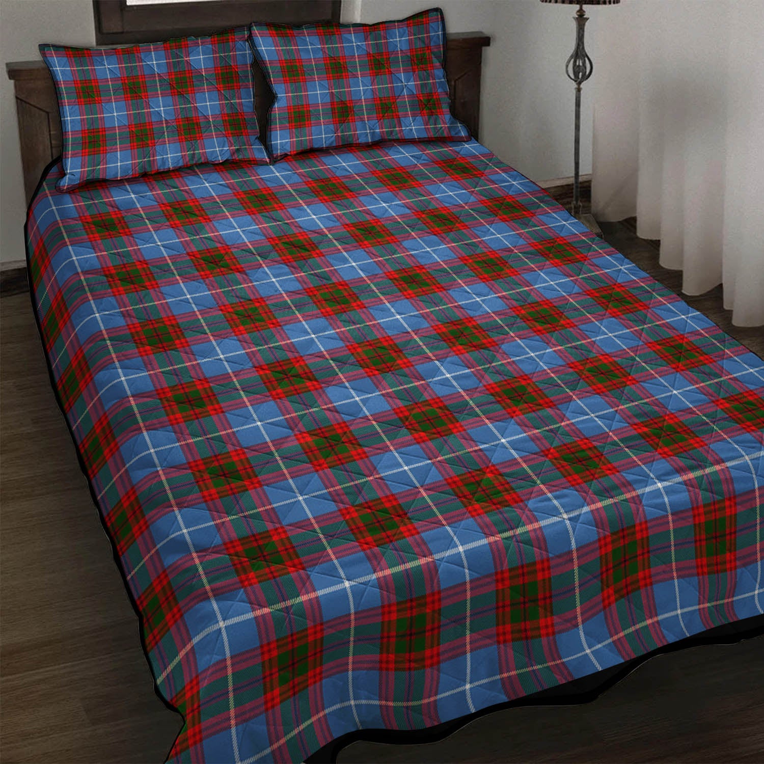 Dalmahoy Tartan Quilt Bed Set - Tartanvibesclothing