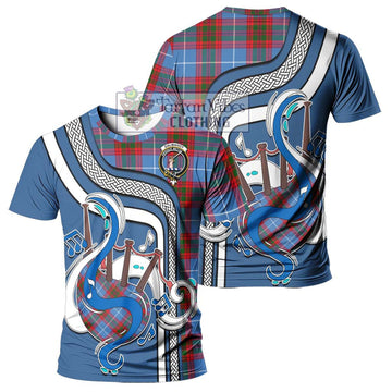 Dalmahoy Tartan T-Shirt with Epic Bagpipe Style