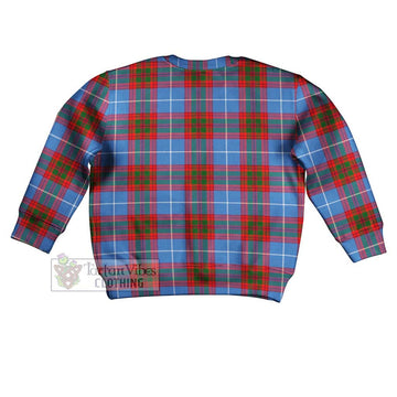 Dalmahoy Tartan Kid Ugly Sweater with Family Crest