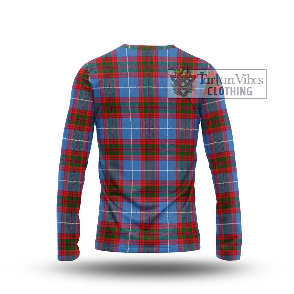 Dalmahoy Tartan Long Sleeve T-Shirt with Family Crest DNA In Me Style - Tartanvibesclothing Shop