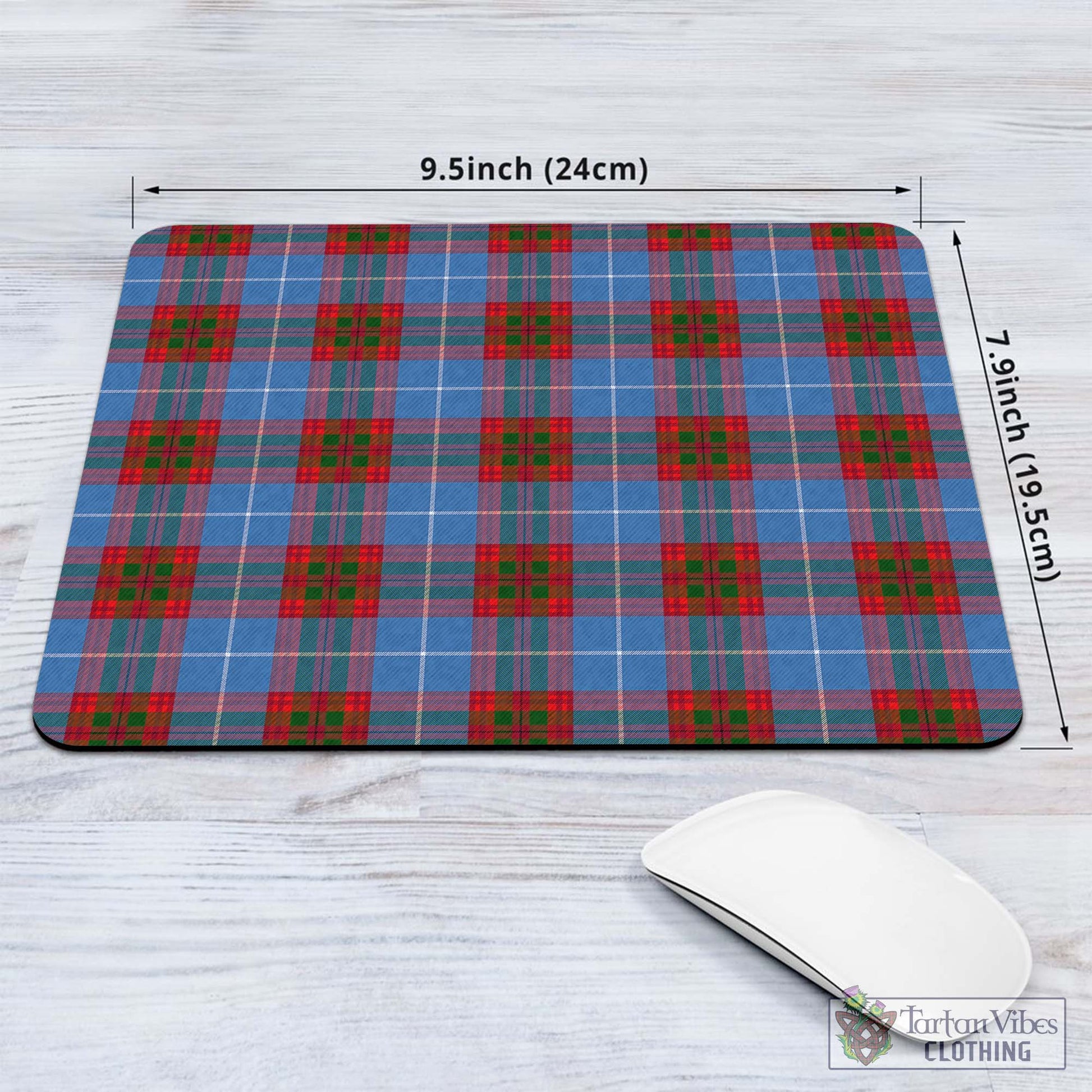 Tartan Vibes Clothing Dalmahoy Tartan Mouse Pad