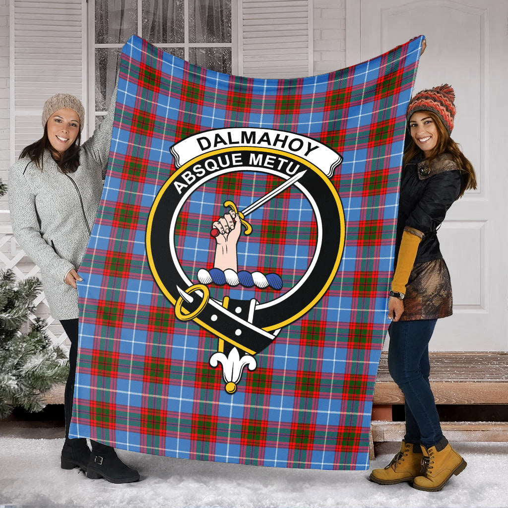 dalmahoy-tartab-blanket-with-family-crest