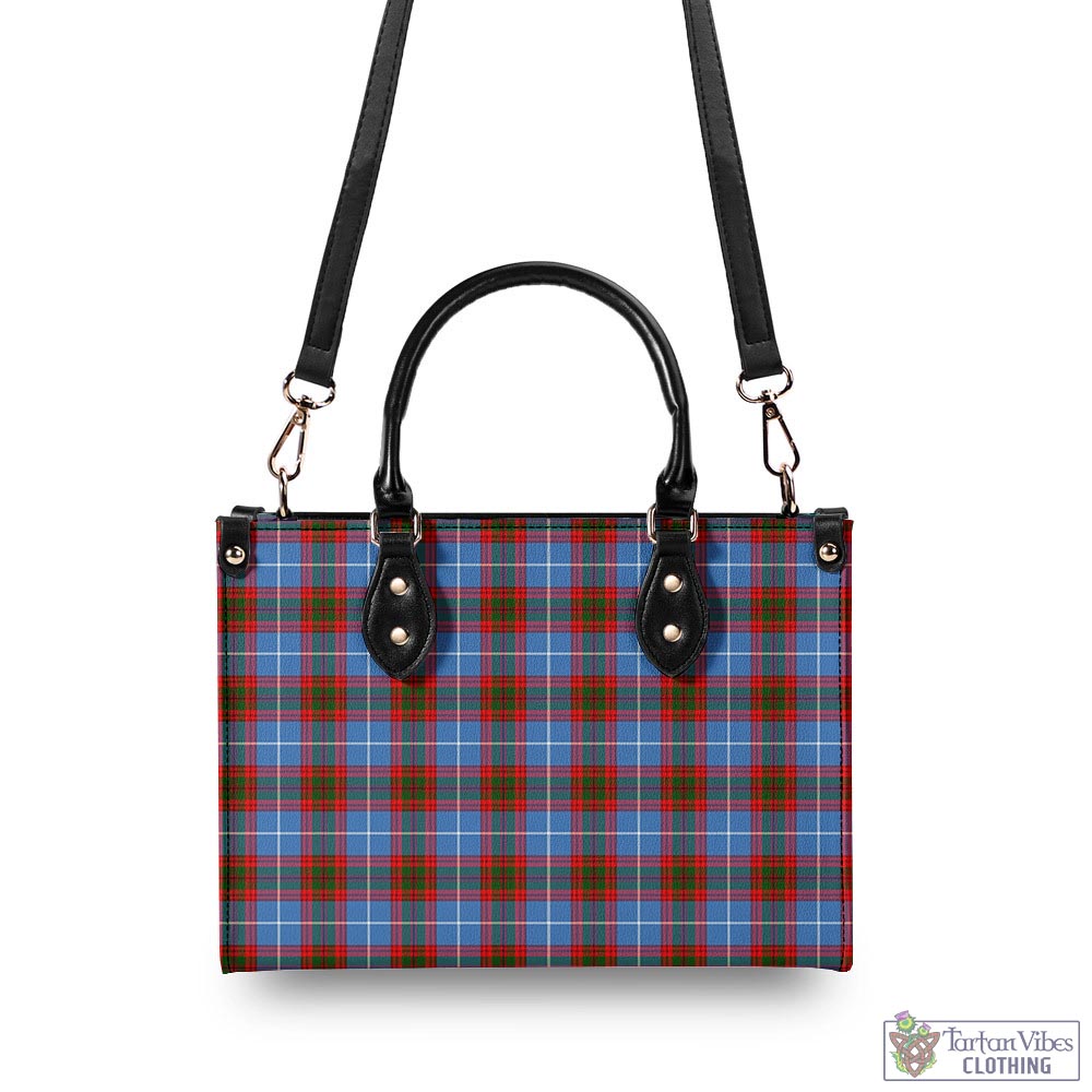 Tartan Vibes Clothing Dalmahoy Tartan Luxury Leather Handbags