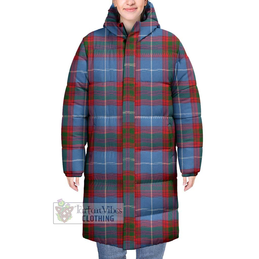 Tartan Vibes Clothing Dalmahoy Tartan Long Down Jacket