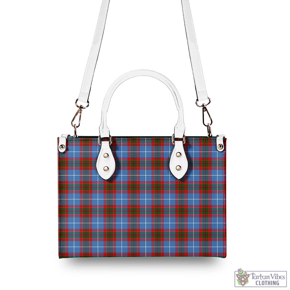 Tartan Vibes Clothing Dalmahoy Tartan Luxury Leather Handbags