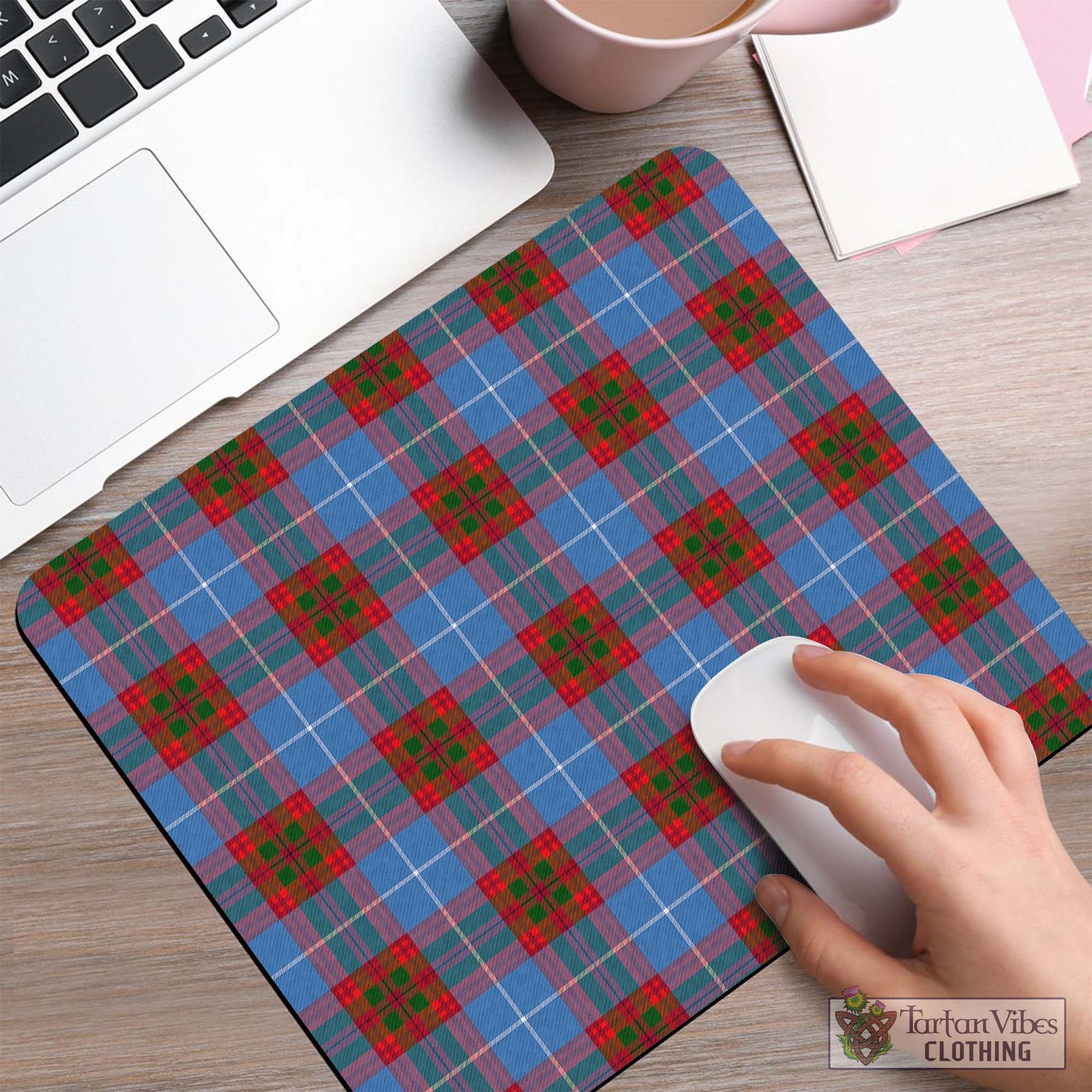 Tartan Vibes Clothing Dalmahoy Tartan Mouse Pad