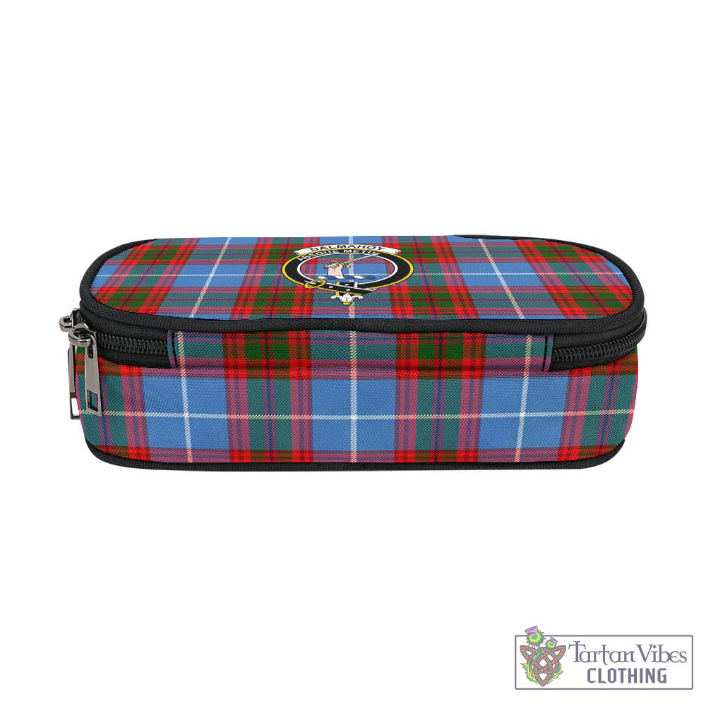 Tartan Vibes Clothing Dalmahoy Tartan Pen and Pencil Case with Family Crest