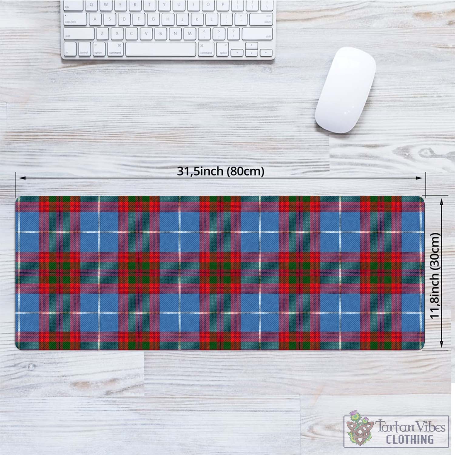 Tartan Vibes Clothing Dalmahoy Tartan Mouse Pad