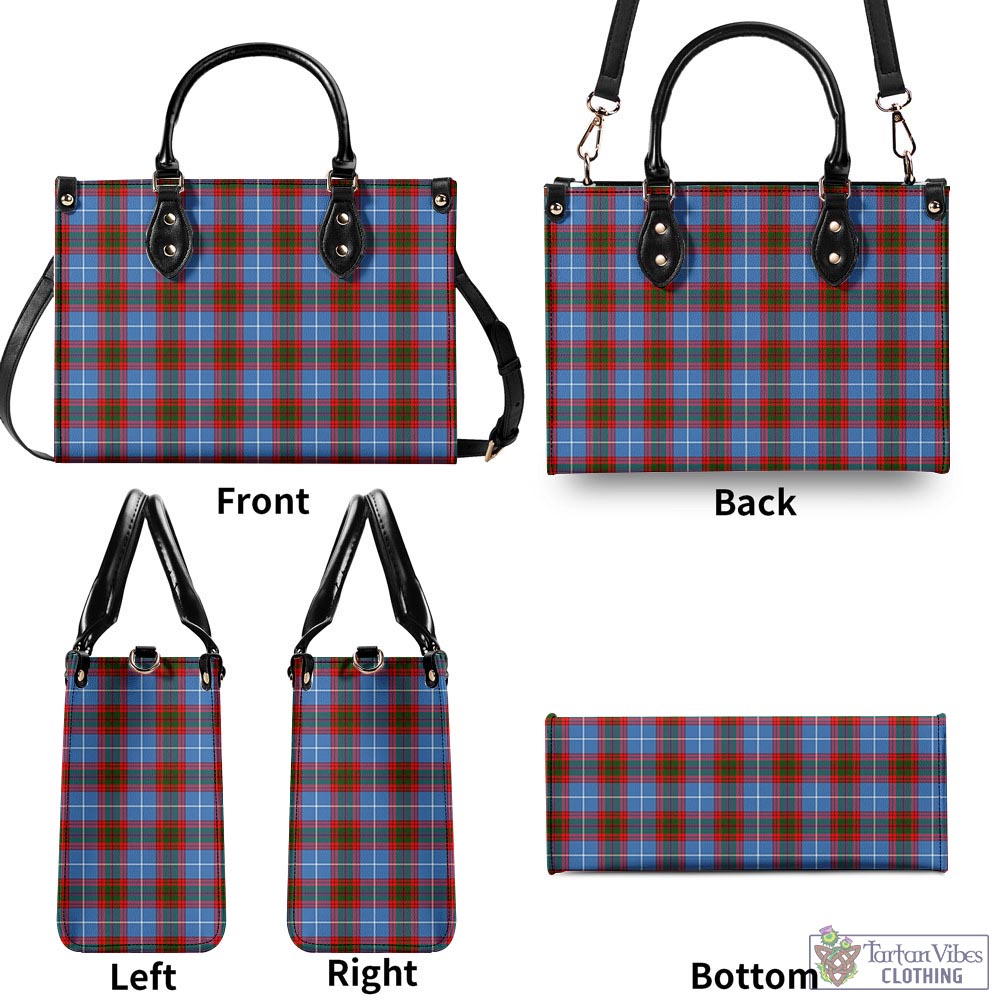 Tartan Vibes Clothing Dalmahoy Tartan Luxury Leather Handbags