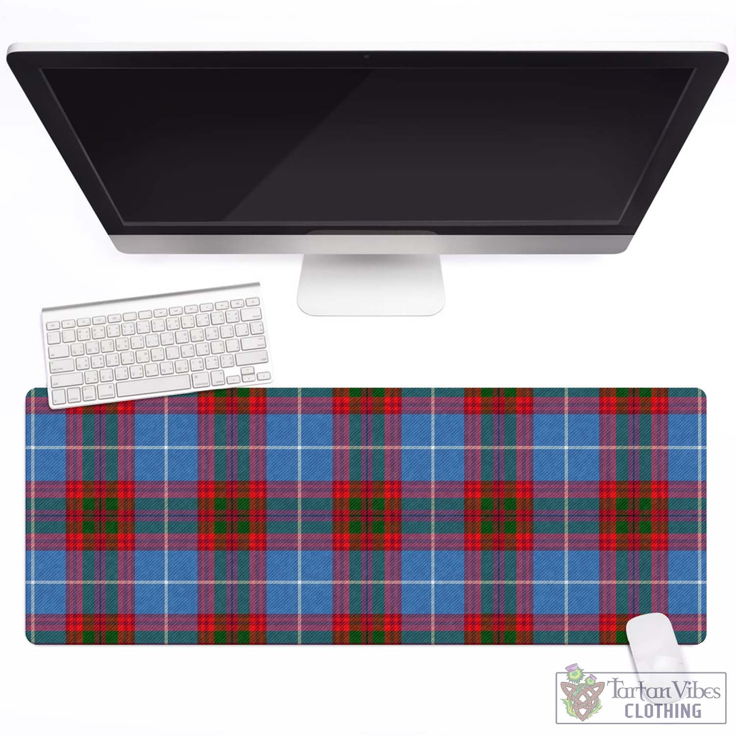 Tartan Vibes Clothing Dalmahoy Tartan Mouse Pad