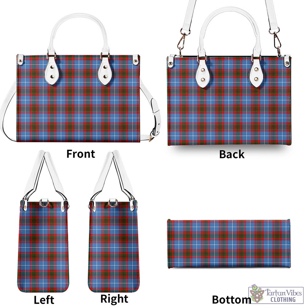 Tartan Vibes Clothing Dalmahoy Tartan Luxury Leather Handbags