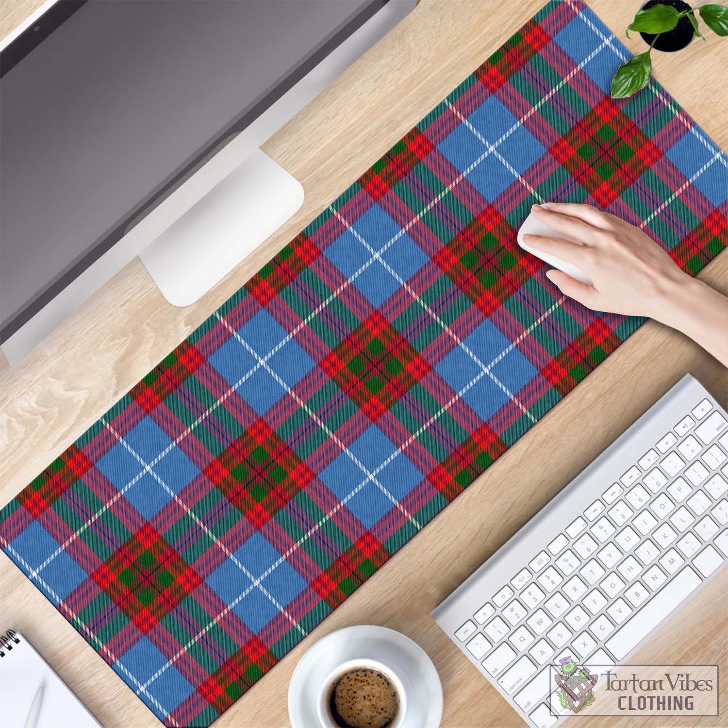 Tartan Vibes Clothing Dalmahoy Tartan Mouse Pad