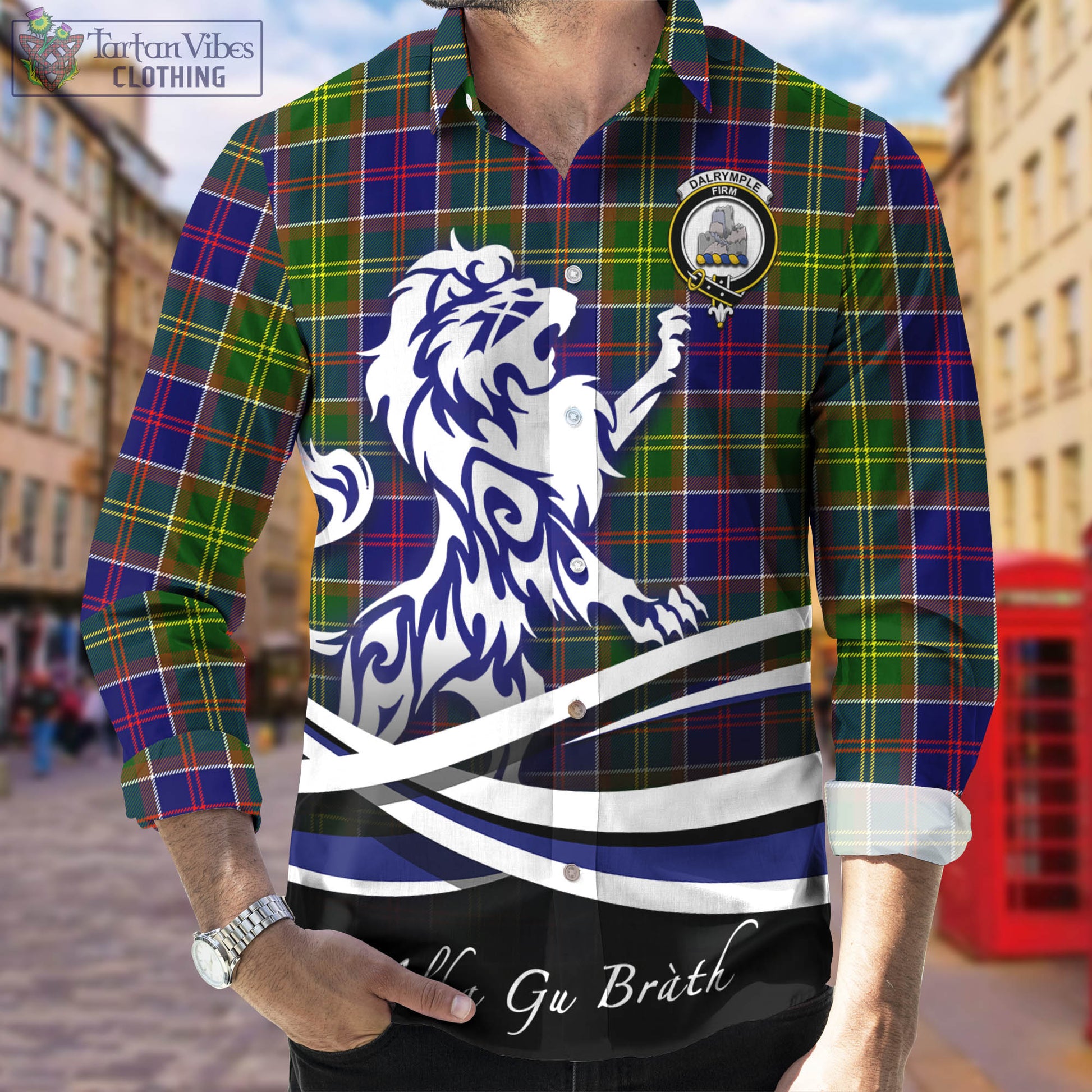 dalrymple-tartan-long-sleeve-button-up-shirt-with-alba-gu-brath-regal-lion-emblem