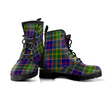 Dalrymple Tartan Leather Boots