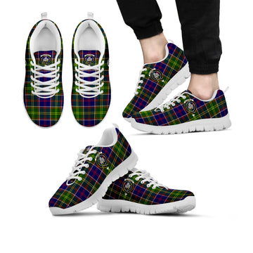 Dalrymple Tartan Sneakers with Family Crest