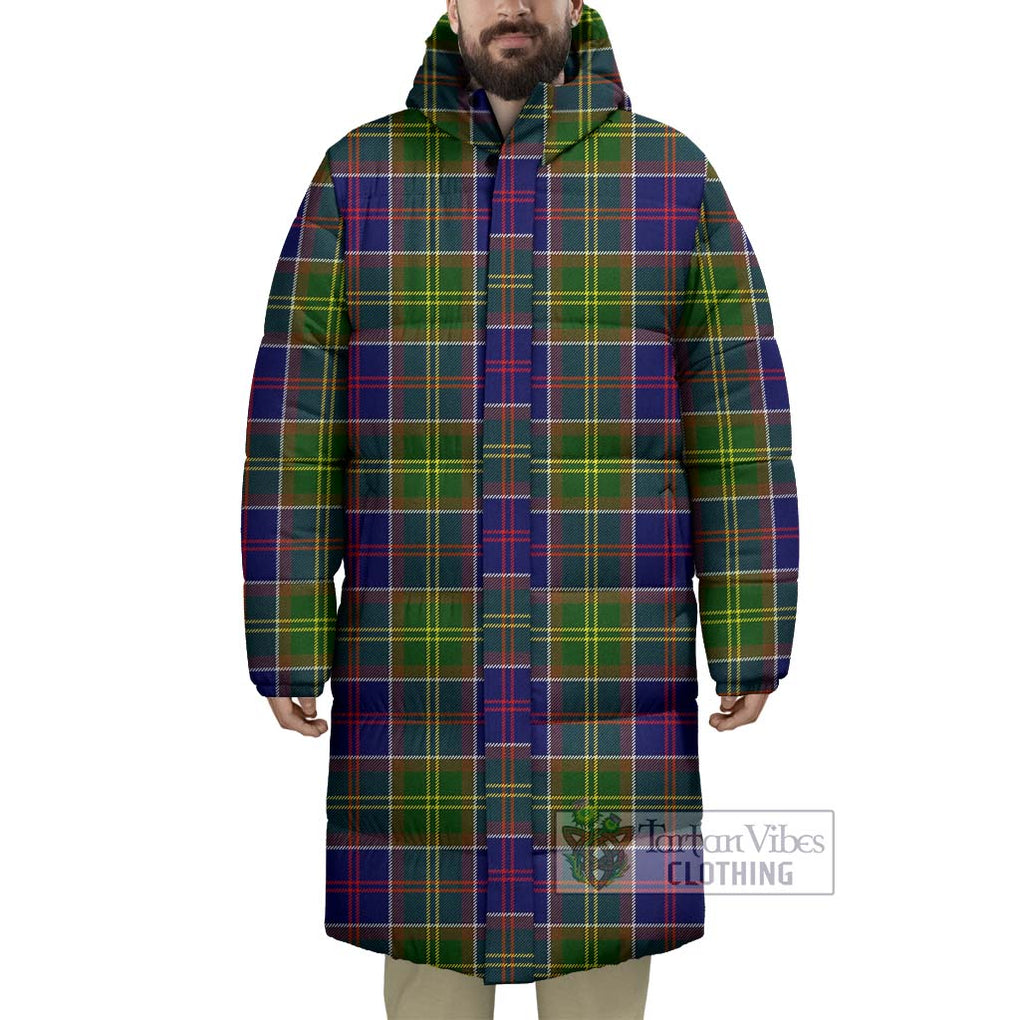 Tartan Vibes Clothing Dalrymple Tartan Long Down Jacket