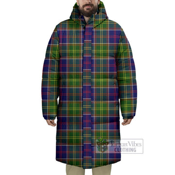 Dalrymple Tartan Long Down Jacket