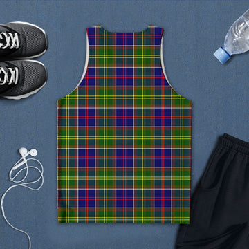 Dalrymple Tartan Mens Tank Top with Family Crest