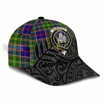 Dalrymple Tartan Classic Cap with New Zealand Silver Fern Half Style