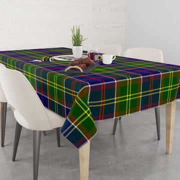 Dalrymple Tartan Tablecloth with Family Crest