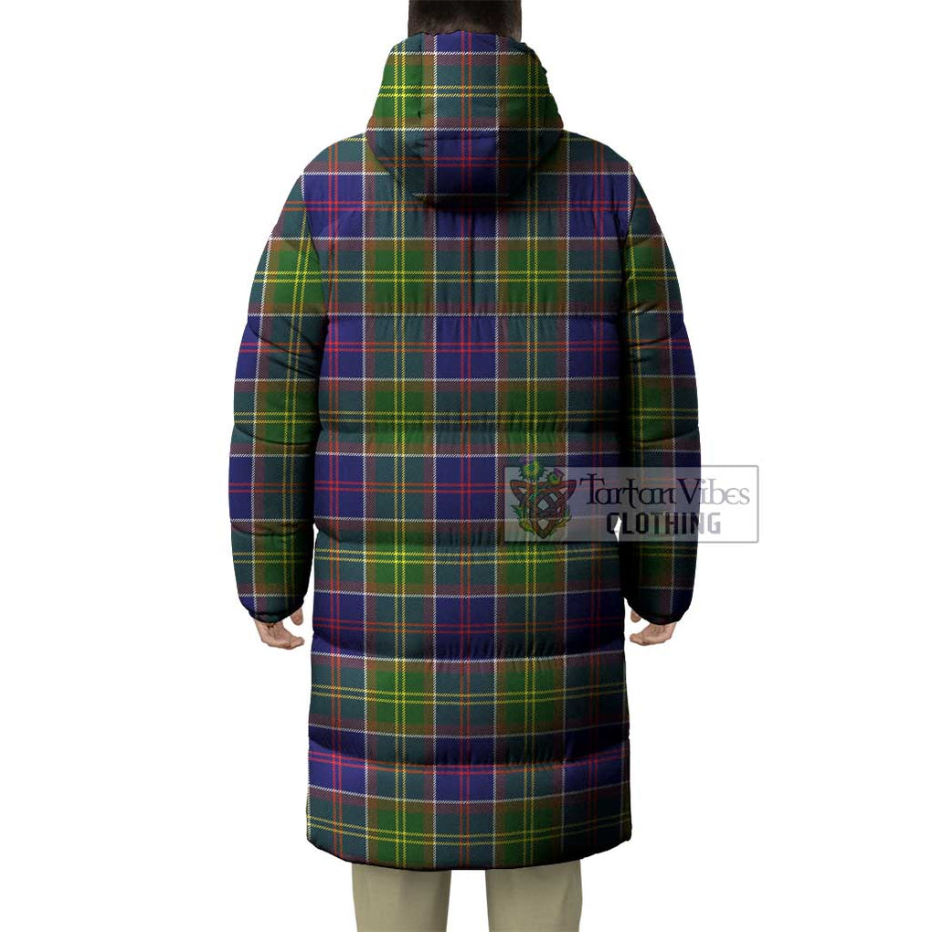 Tartan Vibes Clothing Dalrymple Tartan Long Down Jacket