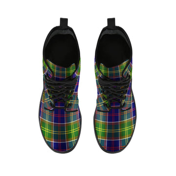 Dalrymple Tartan Leather Boots