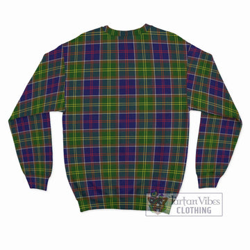 Dalrymple Tartan Sweatshirt with Family Crest DNA In Me Style