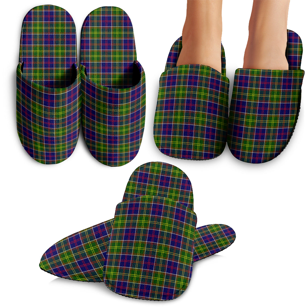Dalrymple Tartan Home Slippers - Tartan Vibes Clothing