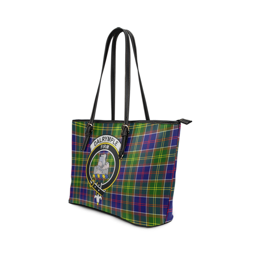 dalrymple-tartan-leather-tote-bag-with-family-crest