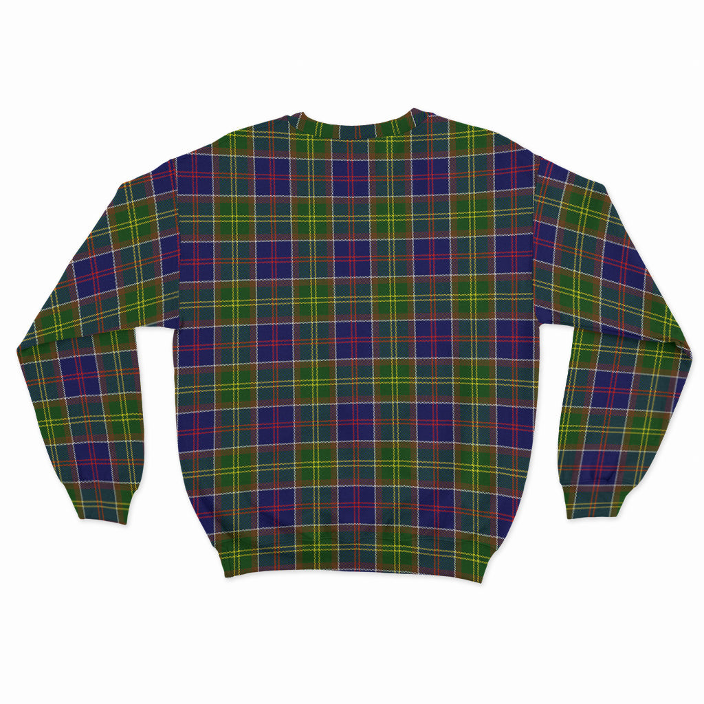 Dalrymple Tartan Sweatshirt with Family Crest - Tartan Vibes Clothing