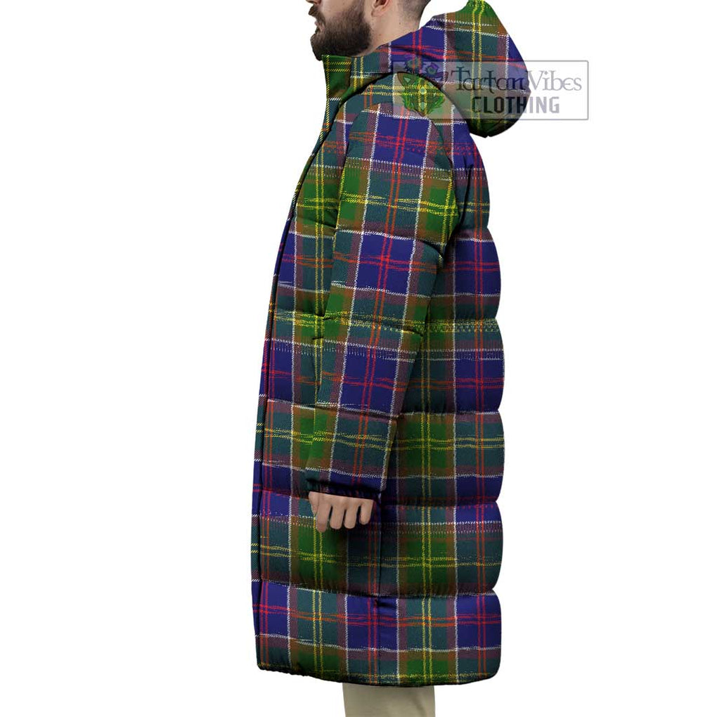 Tartan Vibes Clothing Dalrymple Tartan Long Down Jacket