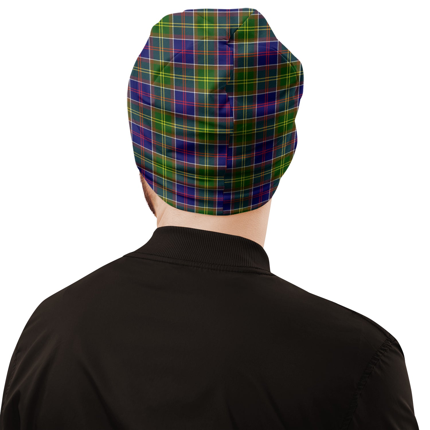 Dalrymple Tartan Beanies Hat with Family Crest - Tartan Vibes Clothing