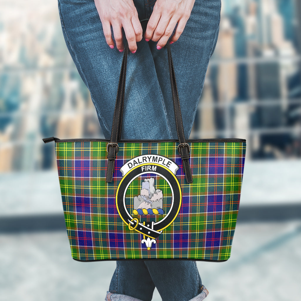 dalrymple-tartan-leather-tote-bag-with-family-crest