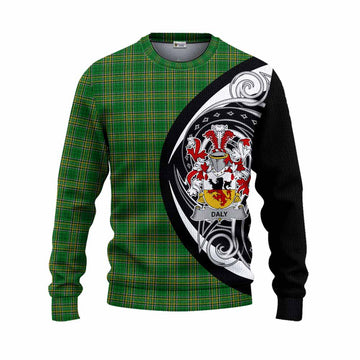 Daly Irish Clan Knitted Sweater Celtic Circle Style Unisex - Tartan Vibes Clothing