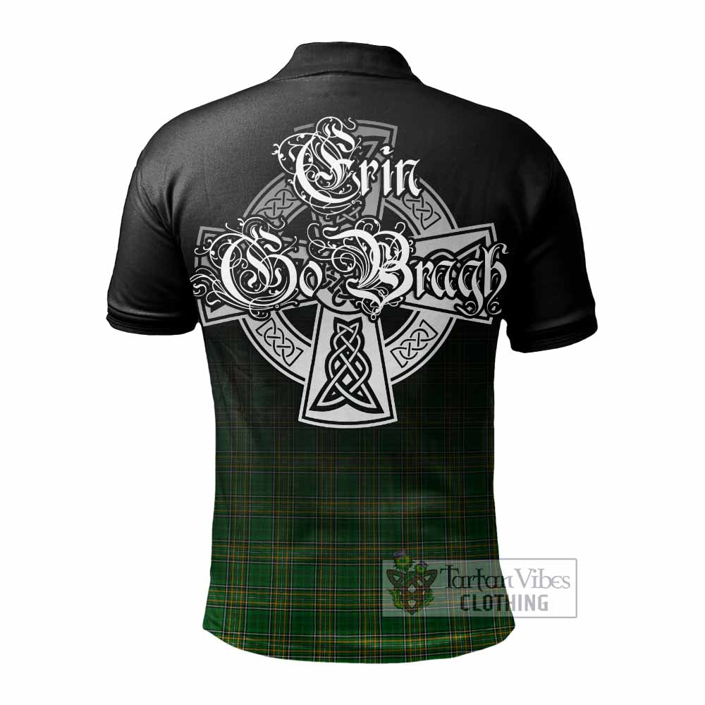 Daly Irish Clan Polo Shirt with Coat of Arms Erin Go Bragh Celtic Inspired - Tartan Vibes Clothing