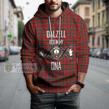 Dalzell (Dalziel) Tartan Hoodie with Family Crest DNA In Me Style