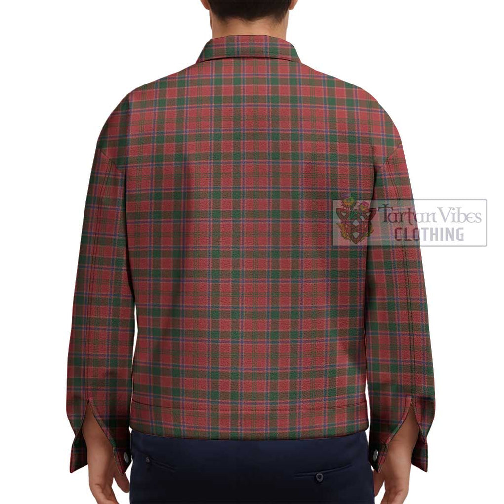 Dalzell (Dalziel) Tartan Unisex Lapel Cotton Jacket - Tartan Vibes Clothing