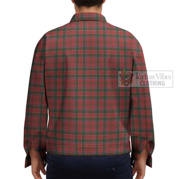 Dalzell (Dalziel) Tartan Unisex Lapel Cotton Jacket