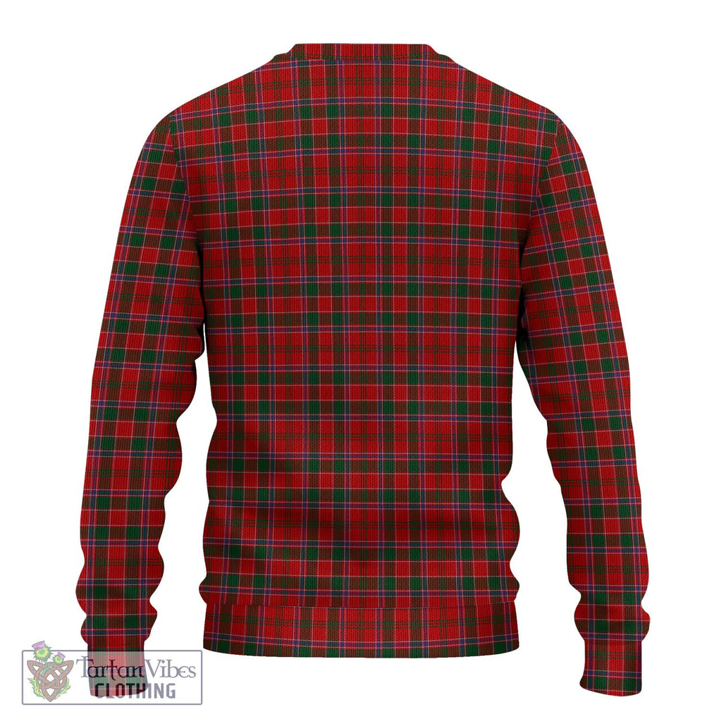 Dalzell (Dalziel) Tartan Knitted Sweater with Family Crest DNA In Me Style - Tartanvibesclothing Shop