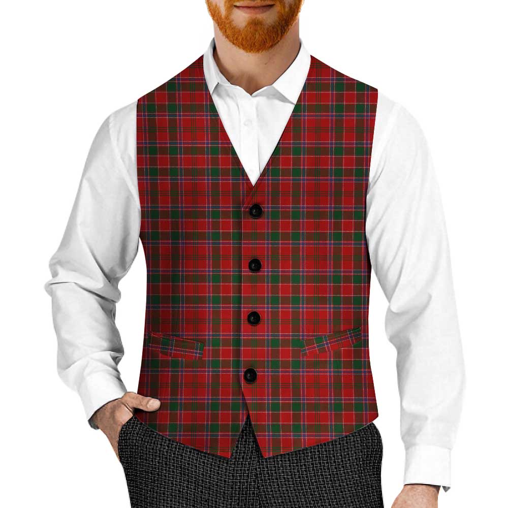 Tartan Vibes Clothing Dalzell (Dalziel) Tartan Men's Sleeveless Suit Vest