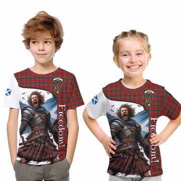 Dalzell (Dalziel) Crest Tartan Kid T-Shirt Inspired by the Freedom of Scottish Warrior