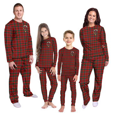 Dalzell Tartan Pajamas Family Set with Family Crest