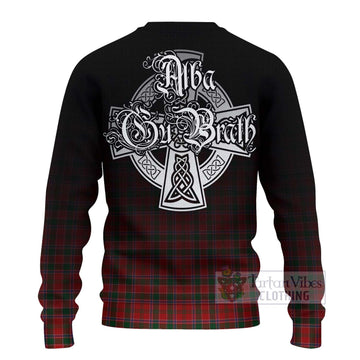 Dalzell (Dalziel) Tartan Knitted Sweater Featuring Alba Gu Brath Family Crest Celtic Inspired